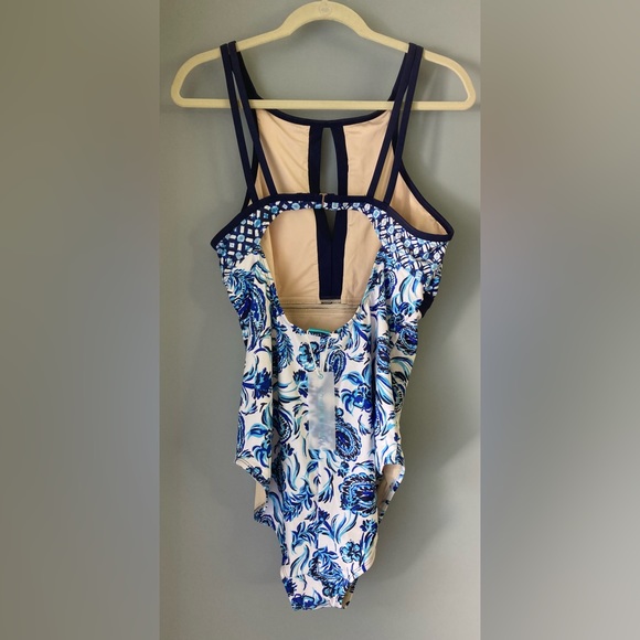 Coastal Blue one piece swimsuit size XL, new with tags NWT - Picture 3 of 5